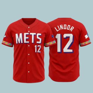 2026 Mets Francisco Lindor Puerto Rican Heritage Jersey
