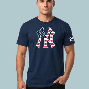 2026 Military Appreciation Night x Red White Blue Yankees T shirt 1