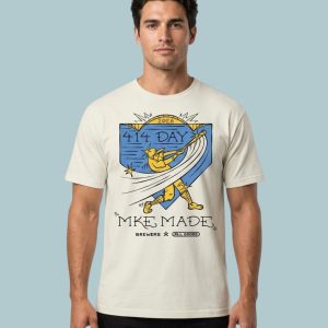 2026 Milwaukee Brewers 414 Day Artist T-Shirt 1 2026 Milwaukee Brewers 414 Day Artist T Shirt 2