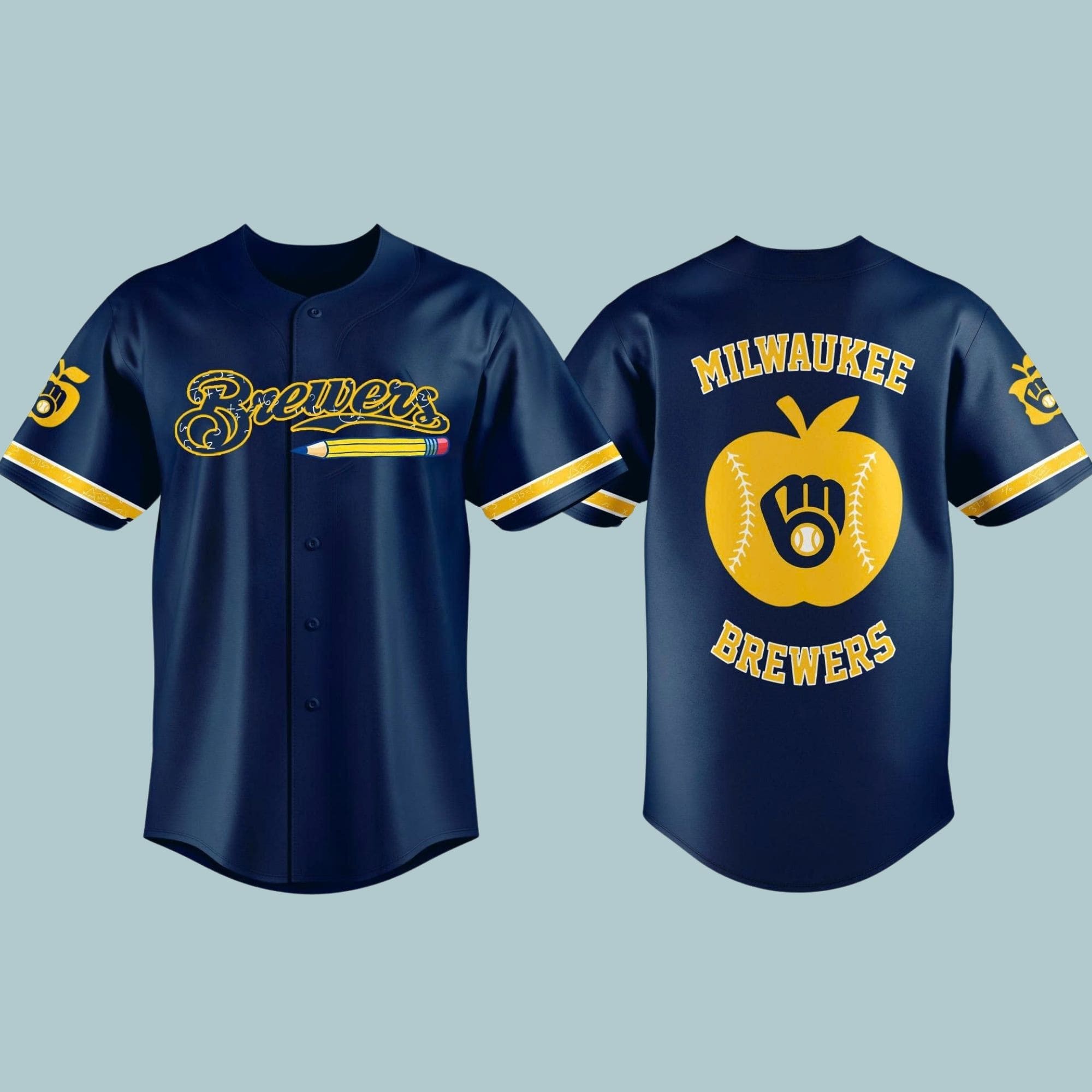 2026 Milwaukee Brewers Teacher Appreciation Night Limited Edition Jersey 2026 Milwaukee Brewers Teacher Appreciation Night Limited Edition Jersey