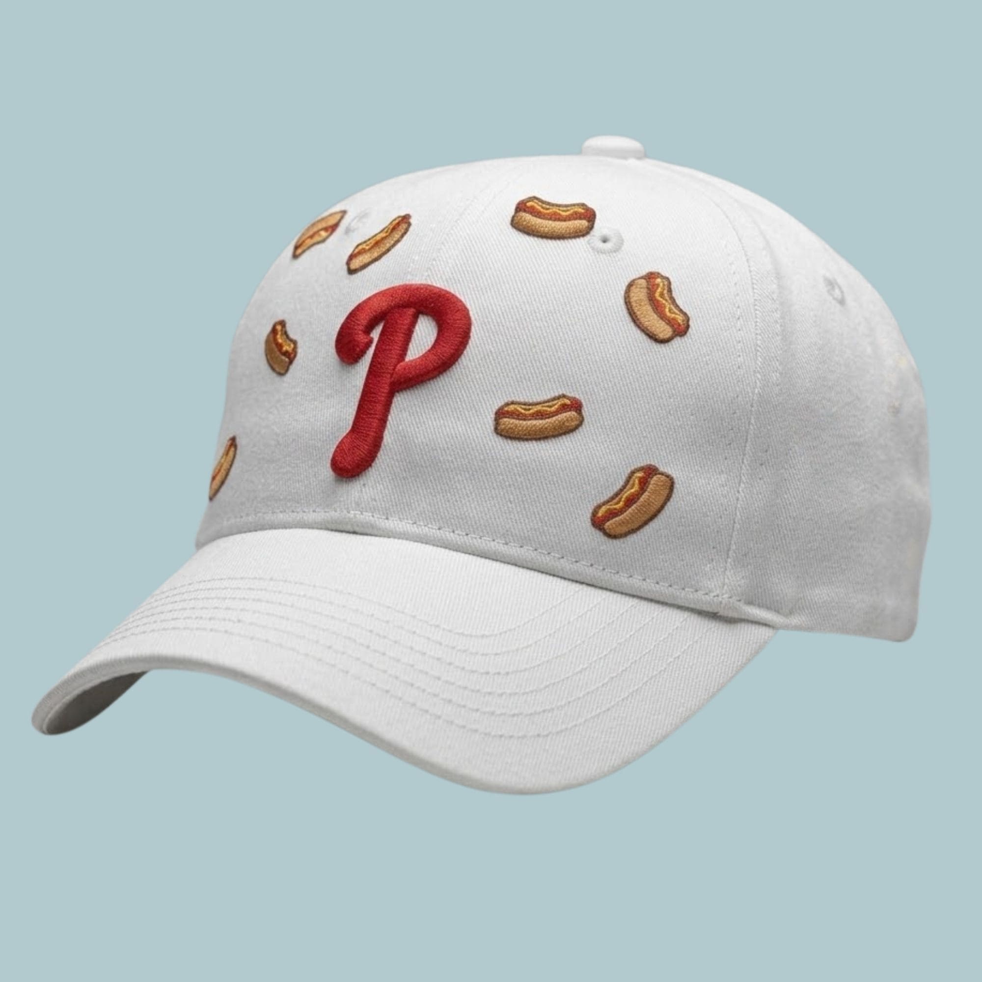 2026 Phillies Hot Dog White Hat 2026 Phillies Hot Dog White Hat