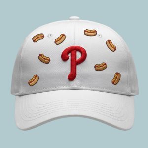 2026 Phillies Hot Dog White Hat