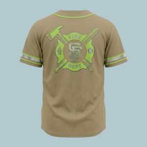 2026 San Francisco Giants Firefighter Appreciation Night Jersey 2 2026 San Francisco Giants Firefighter Appreciation Night Jersey 2