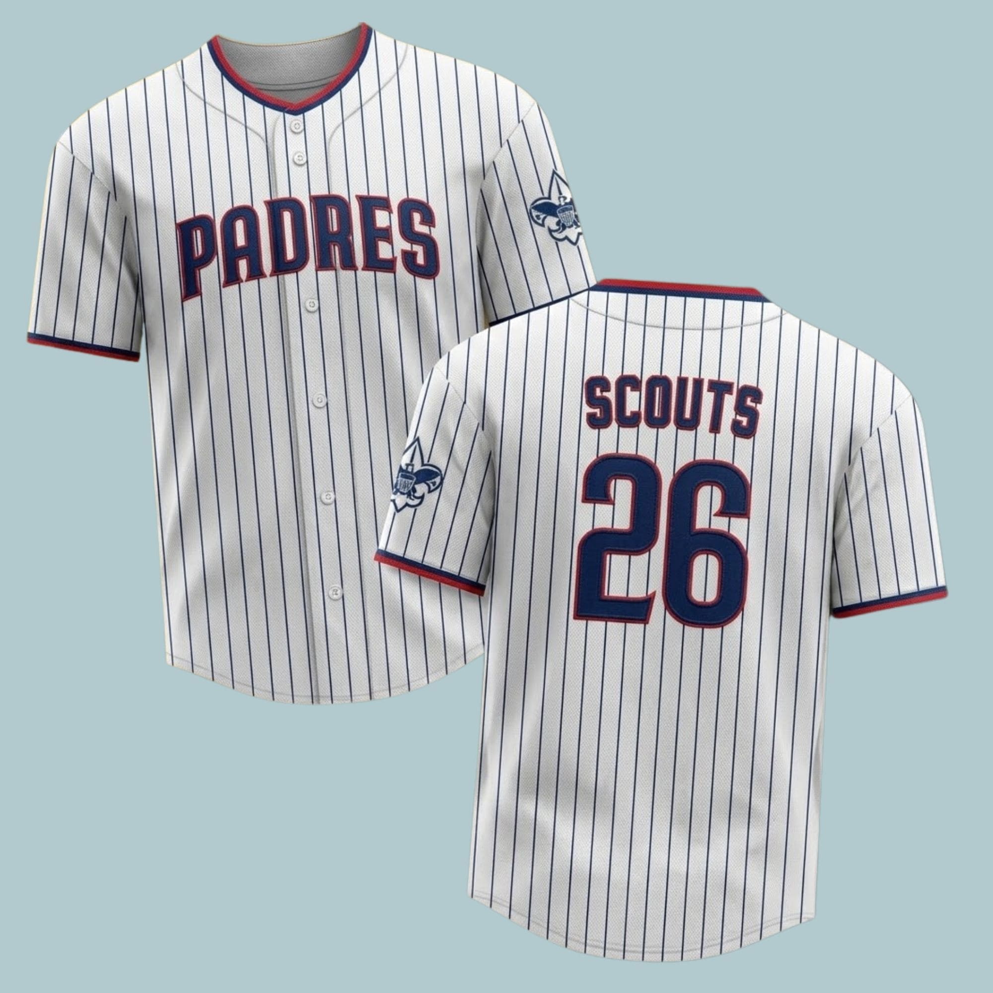 2026 Scout Day Padres Giveaway Jersey 2026 Scout Day Padres Giveaway Jersey