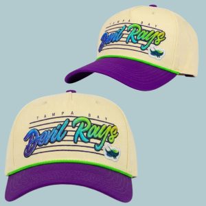 2026 Tampa Bay Rays Devil Rays Giveaway Retro Snapback hat