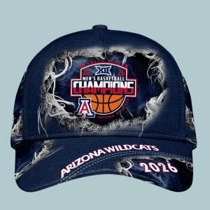 Arizona Wildcats 2026 Big 12 Basketball Tournament Champions Classic Cap
