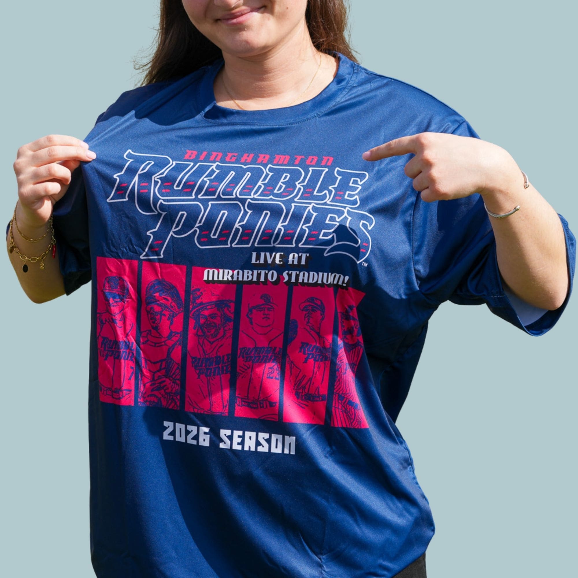 Binghamton Rumble Ponies 2026 Schedule Concert Tee Binghamton Rumble Ponies 2026 Schedule Concert Tee