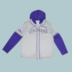 Colorado Rockies 2026 Giveaway Jersey Hoodie 1