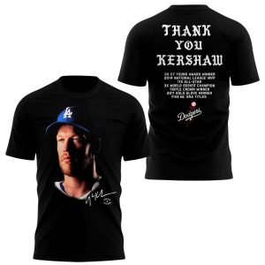 Dodgers 2026 Thank You Clayton Kershaw Shirt