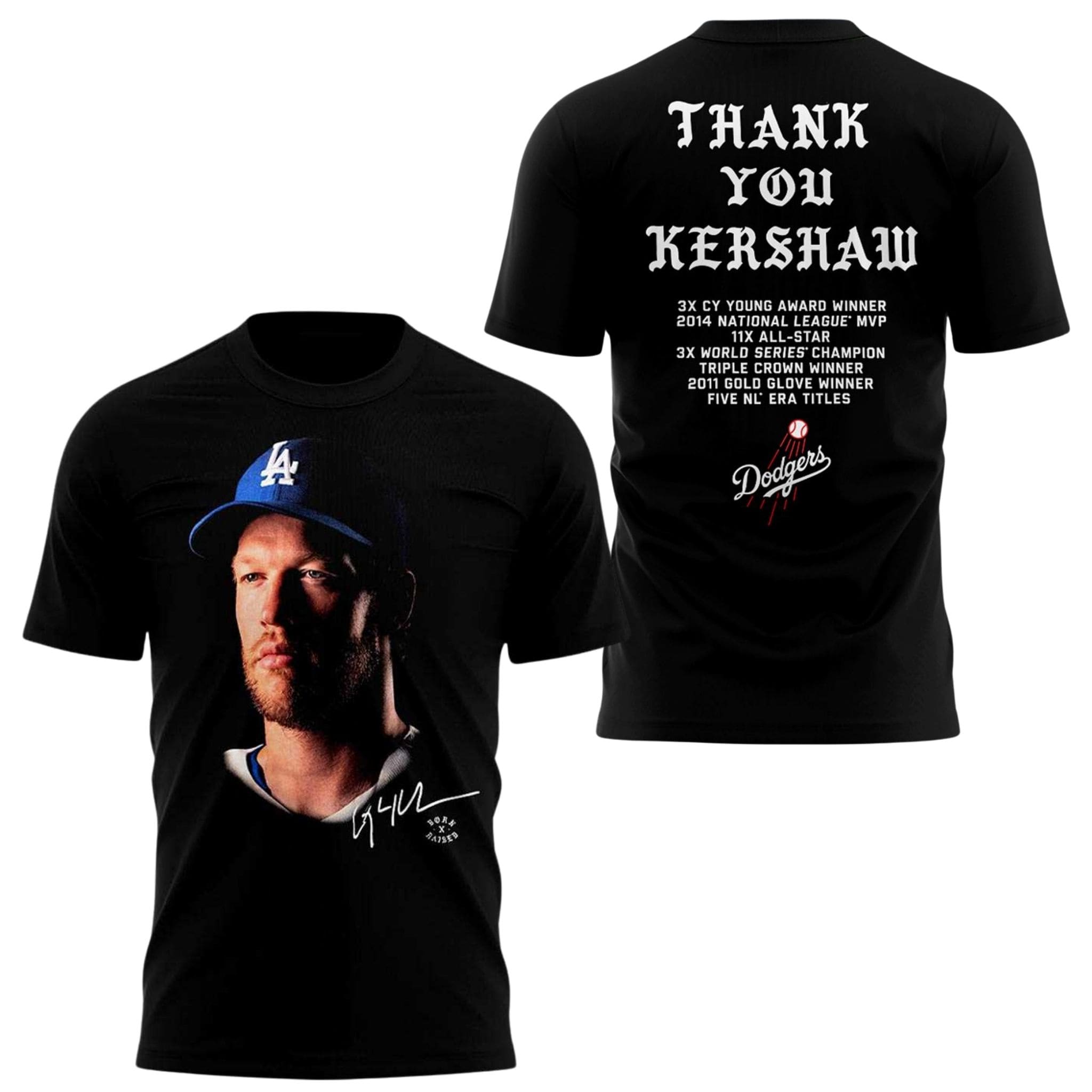 Dodgers 2026 Thank You Clayton Kershaw Shirt Dodgers 2026 Thank You Clayton Kershaw Shirt