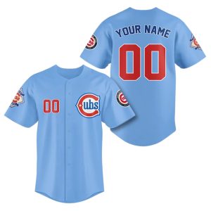 Personalized Chicago Cubs 150th Anniversary Baseball Jersey 1 Personalized Chicago Cubs 150th Anniversary Baseball Jersey 1
