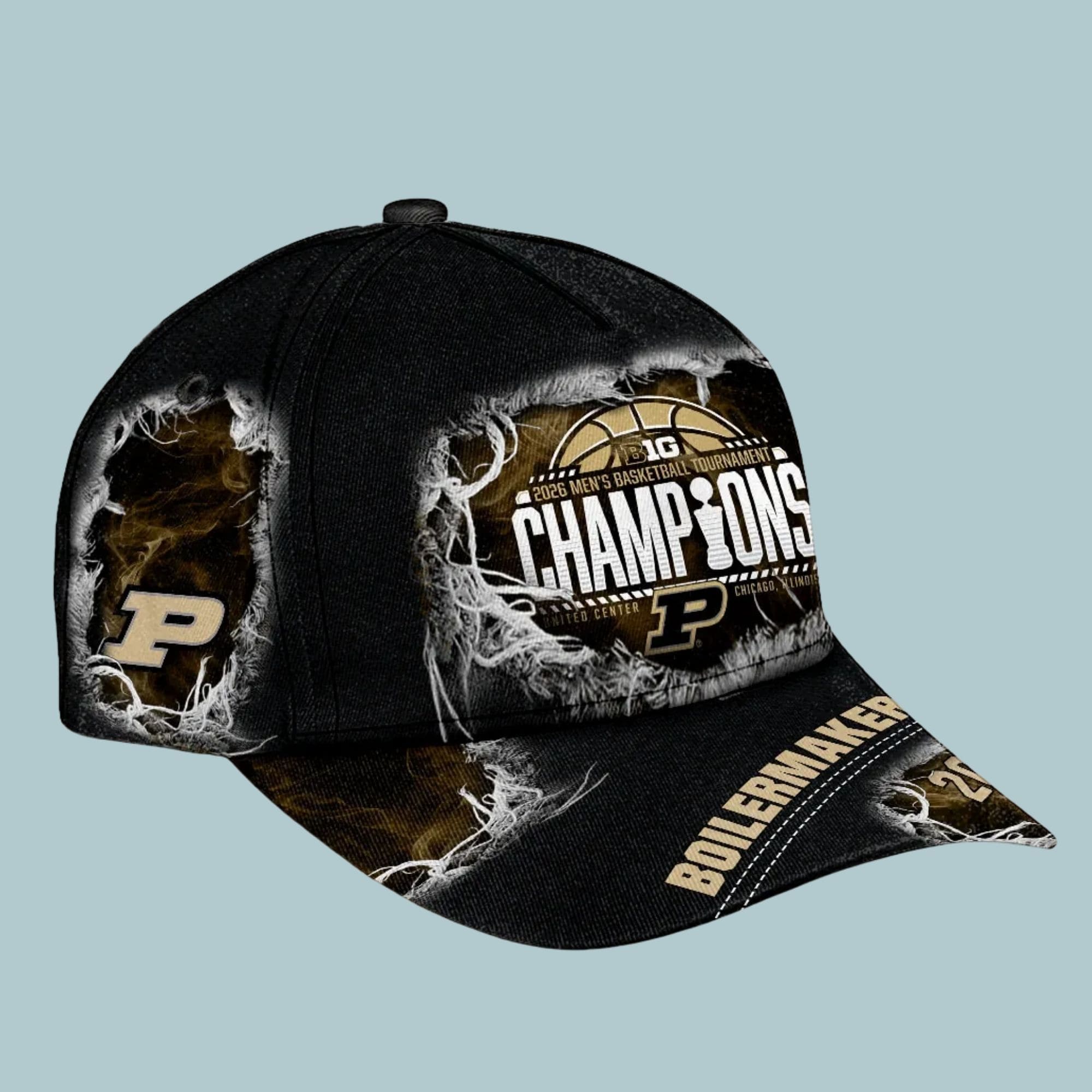 Purdue 2026 Big Ten Basketball Conference Tournament Champions Classic Cap Purdue 2026 Big Ten Basketball Conference Tournament Champions Classic Cap