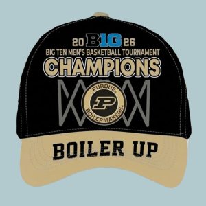 Purdue 2026 Big Ten Mens Basketball Tournament Champions Cap