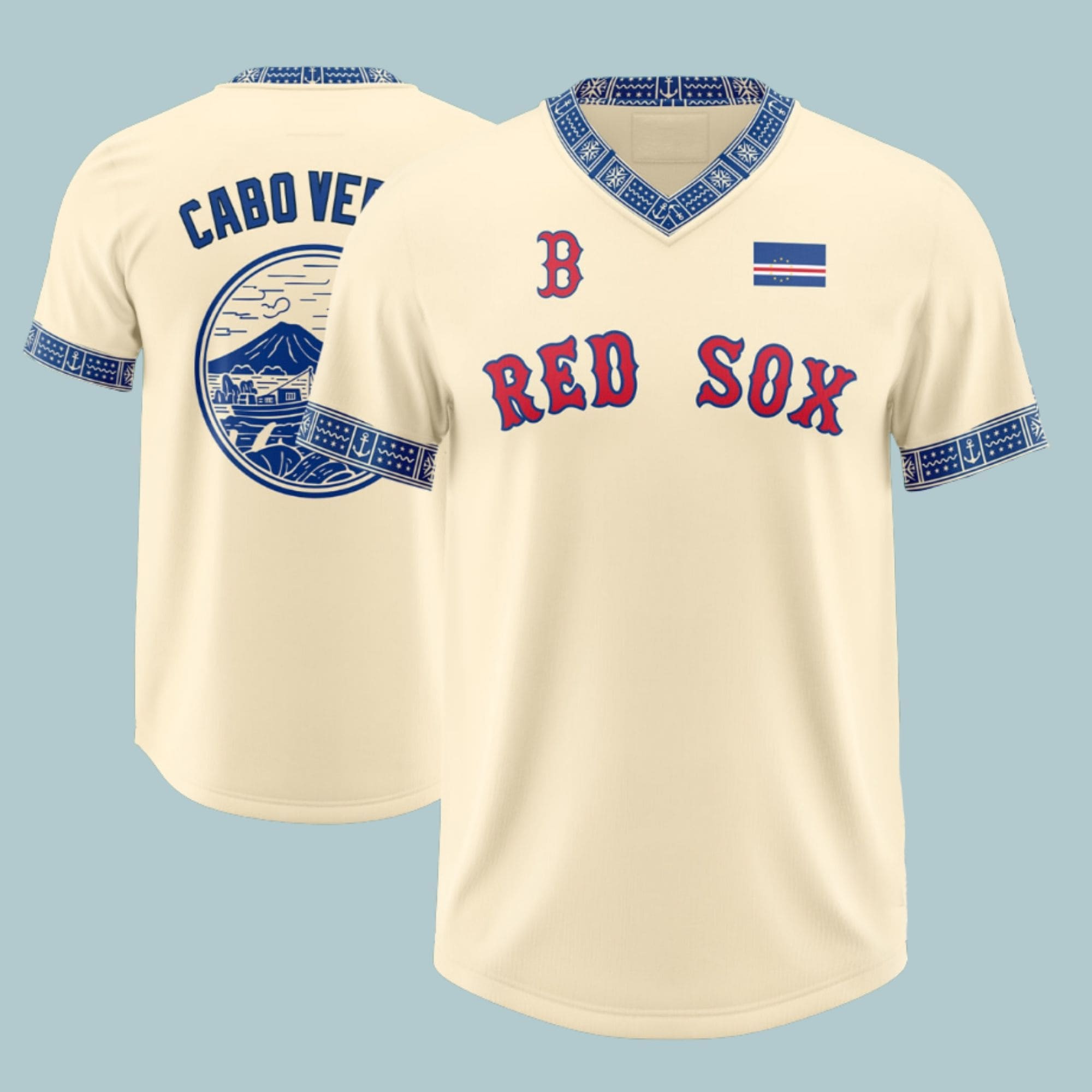 Red Sox 2026 Cabo Verde Celebration Jersey Red Sox 2026 Cabo Verde Celebration Jersey