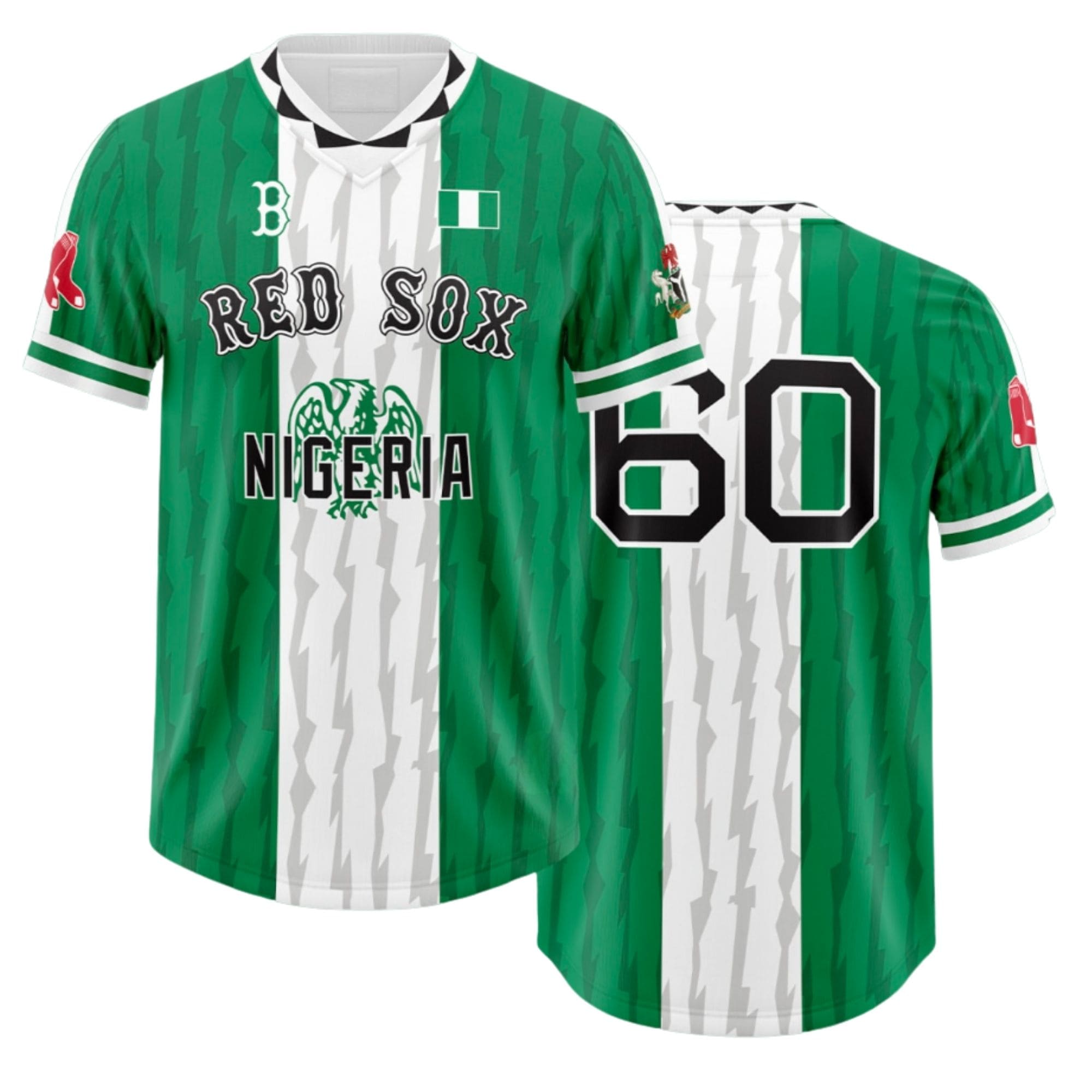 Red Sox 2026 Nigerian Celebration Jersey Red Sox 2026 Nigerian Celebration Jersey