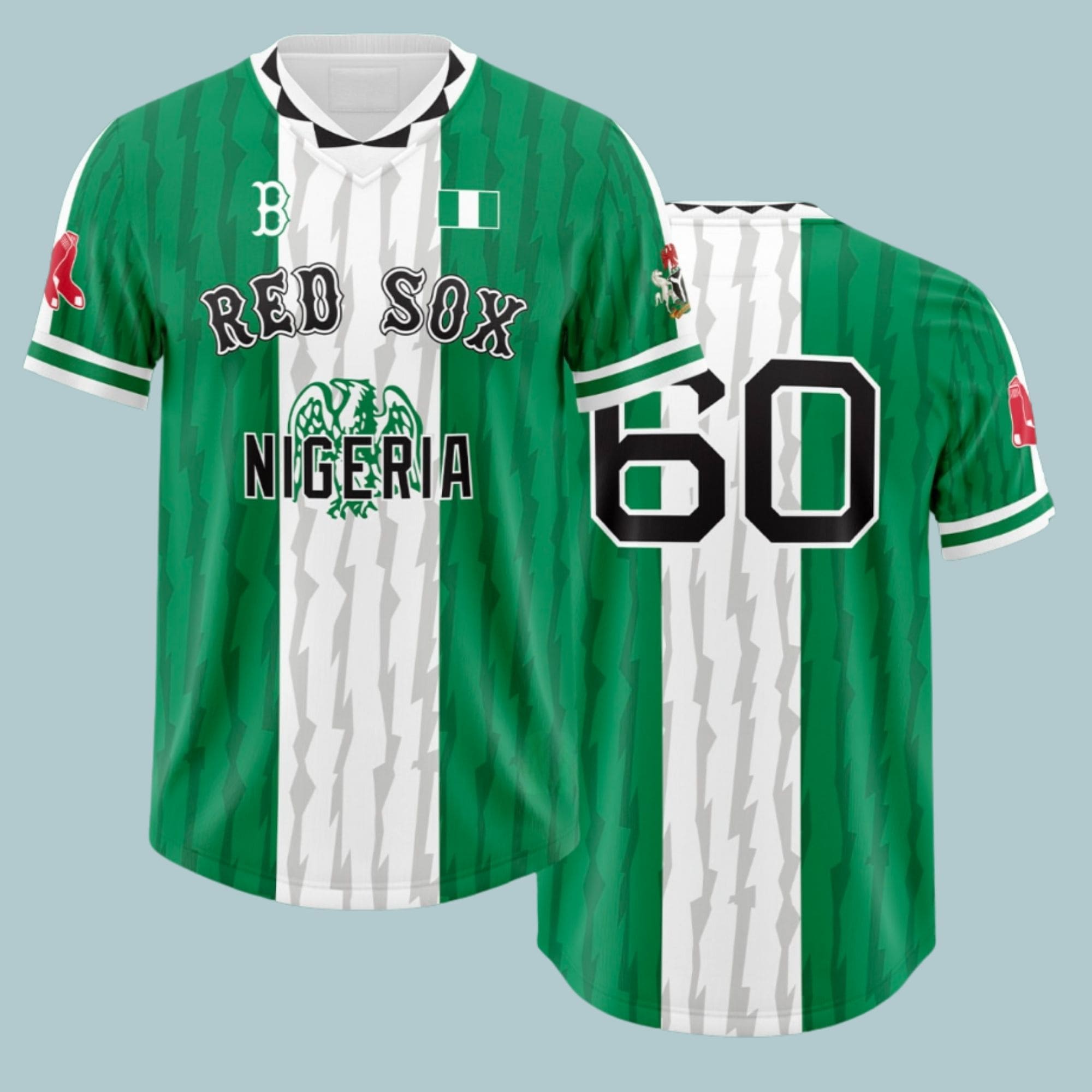 Red Sox 2026 Nigerian Celebration Jersey Red Sox 2026 Nigerian Celebration Jersey