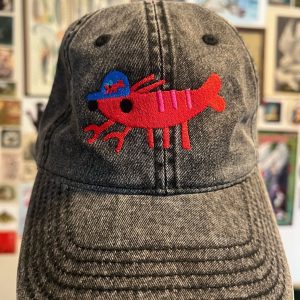 Shrimp Wearing A Shrimp Hat Denim Cap 2