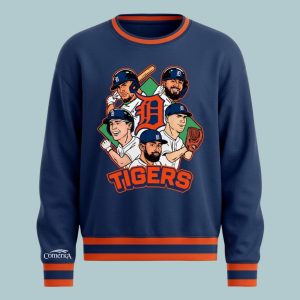 Tigers 2026 Giveaway Caricature Crewneck Sweatshirt