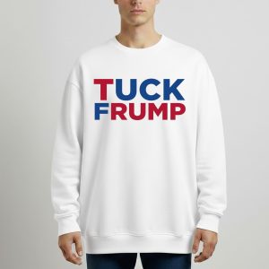 Tuck Frump Shirt cotton Men's White Sweatshirt