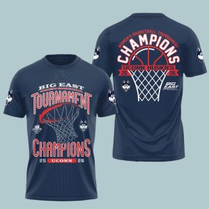 UConn Huskies 2026 Big East Champions Shirt