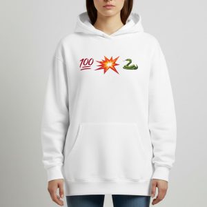 Wilt Bam Kobe A'ja Wilson Emoji Shirt cotton Women's White Hoodie