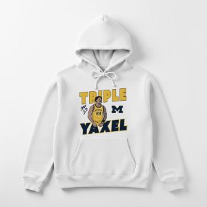 Yaxel Lendeborg Triple Yaxel Shirt 5 Yaxel Lendeborg Triple Yaxel Shirt cotton Men's White Hoodie