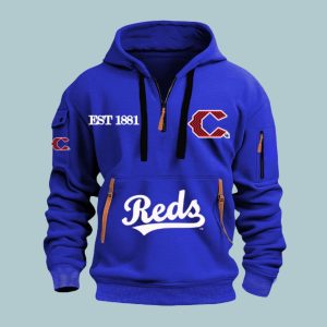 2026 Reds Est 1881 Quarter Zip Hoodie 4 2026 Reds Est 1881 Quarter Zip Hoodie 1