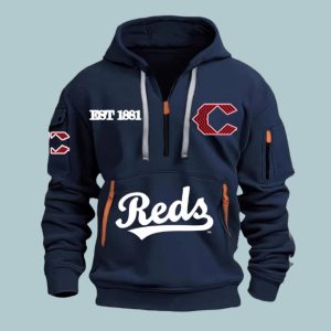 2026 Reds Est 1881 Quarter Zip Hoodie 3 2026 Reds Est 1881 Quarter Zip Hoodie 2