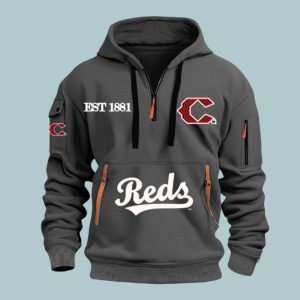 2026 Reds Est 1881 Quarter Zip Hoodie 2 2026 Reds Est 1881 Quarter Zip Hoodie 3