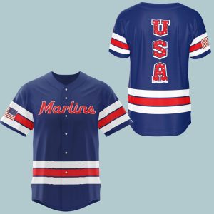 Marlins 2026 USA 250th Celebration Giveaway Jersey