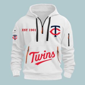 Twins Est 1901 Quarter Zip Hoodie