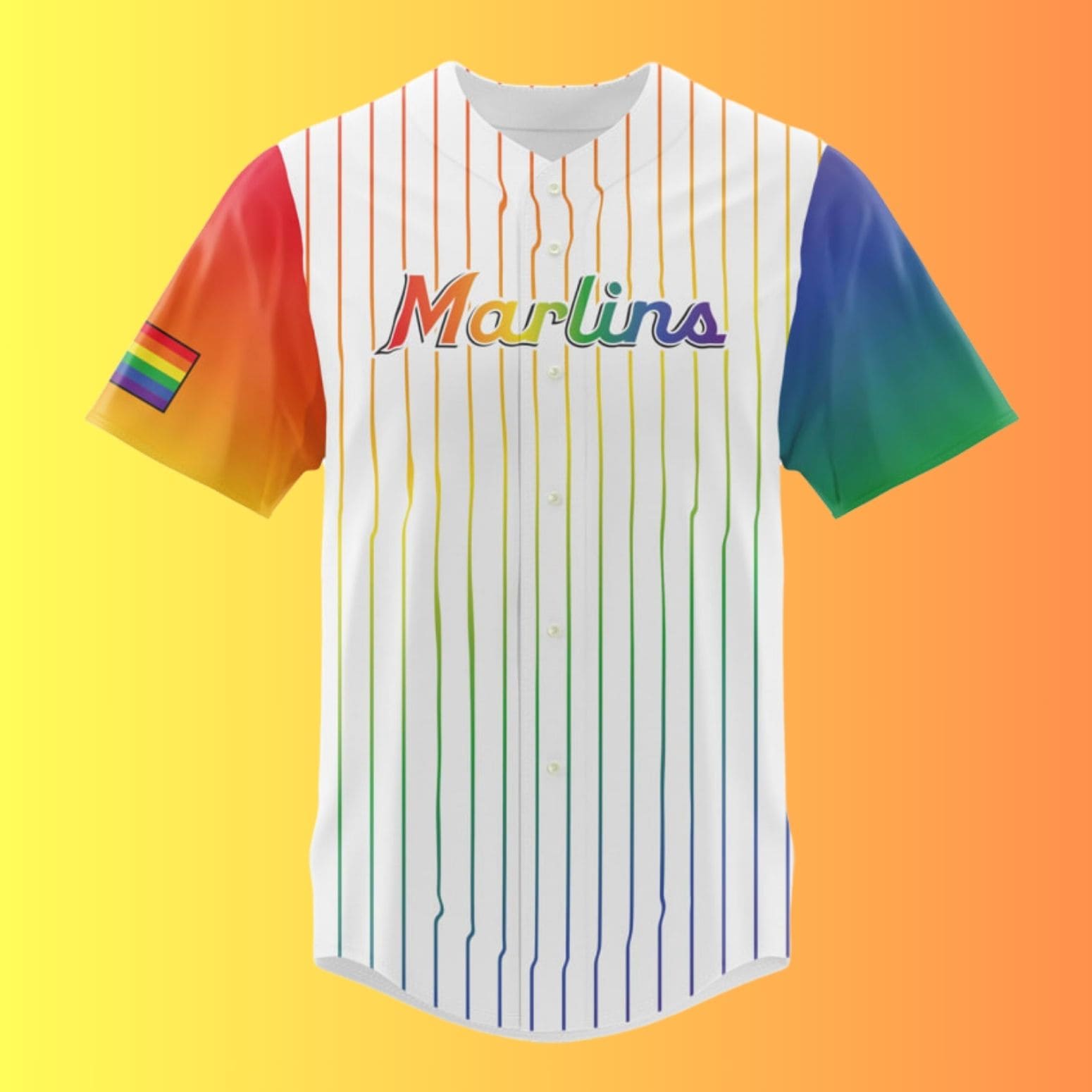 2026 Marlins Pride at the Park Giveaway Jersey 2026 Marlins Pride at the Park Giveaway Jersey