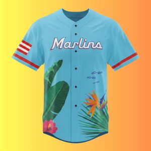 2026 Marlins Puerto Rican Heritage Celebration Giveaway Jersey 1 2026 Marlins Puerto Rican Heritage Celebration Giveaway Jersey 2