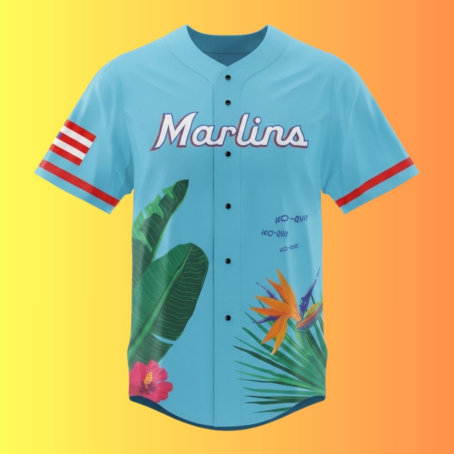 2026 Marlins Puerto Rican Heritage Celebration Giveaway Jersey 2026 Marlins Puerto Rican Heritage Celebration Giveaway Jersey