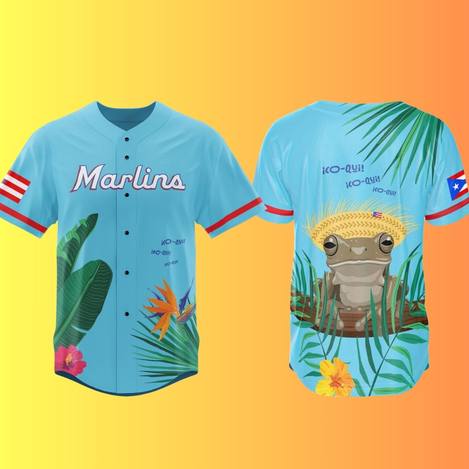 2026 Marlins Puerto Rican Heritage Celebration Giveaway Jersey 2026 Marlins Puerto Rican Heritage Celebration Giveaway Jersey