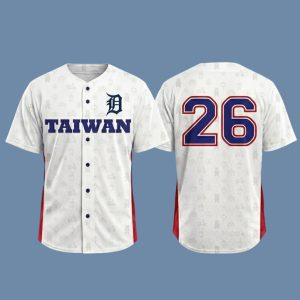 2026 Taiwanese Heritage Night Detroit Tigers Jersey 1