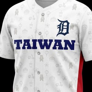 2026 Taiwanese Heritage Night Detroit Tigers Jersey 2