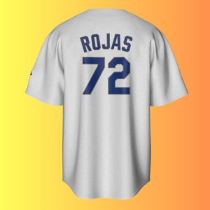 Rojas Dodgers 2025 World Champions Gold Jersey 3 Rojas Dodgers 2025 World Champions Gold Jersey 1