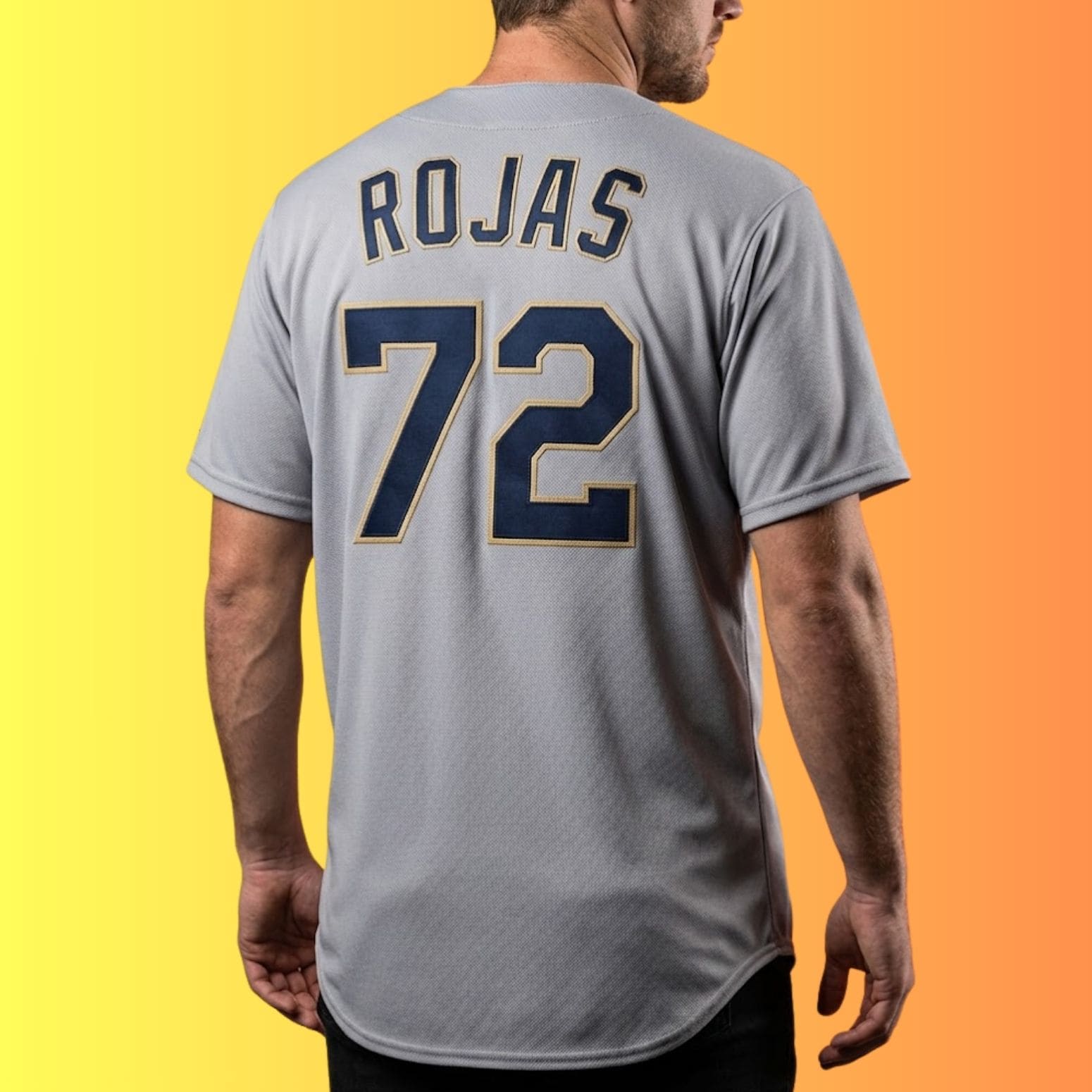 Rojas Dodgers 2025 World Champions Gold Jersey - Icestork