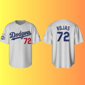Rojas Dodgers 2025 World Champions Gold Jersey