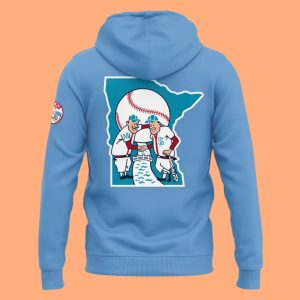 Minnesota Twins Retro 1961 Sky Blue Hoodie 2
